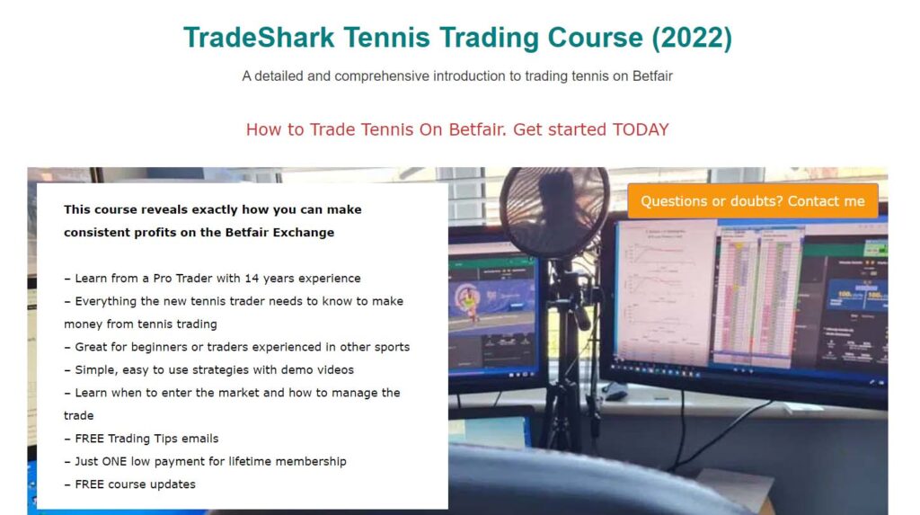 Tennis Trading course