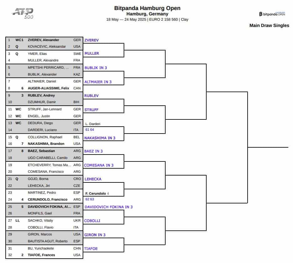 ATP Hamburg, First Round Predictions 3 ATP Hamburg